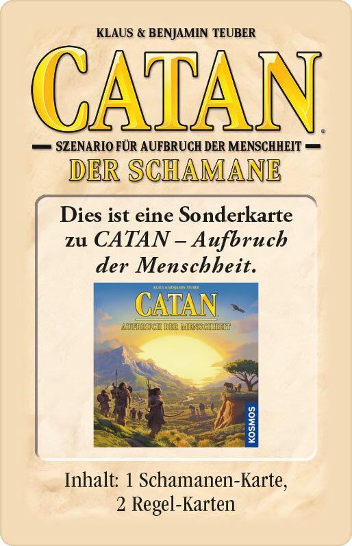 CATAN - Sonderkarte für Aufbruch der Menschheit - Der Schamane