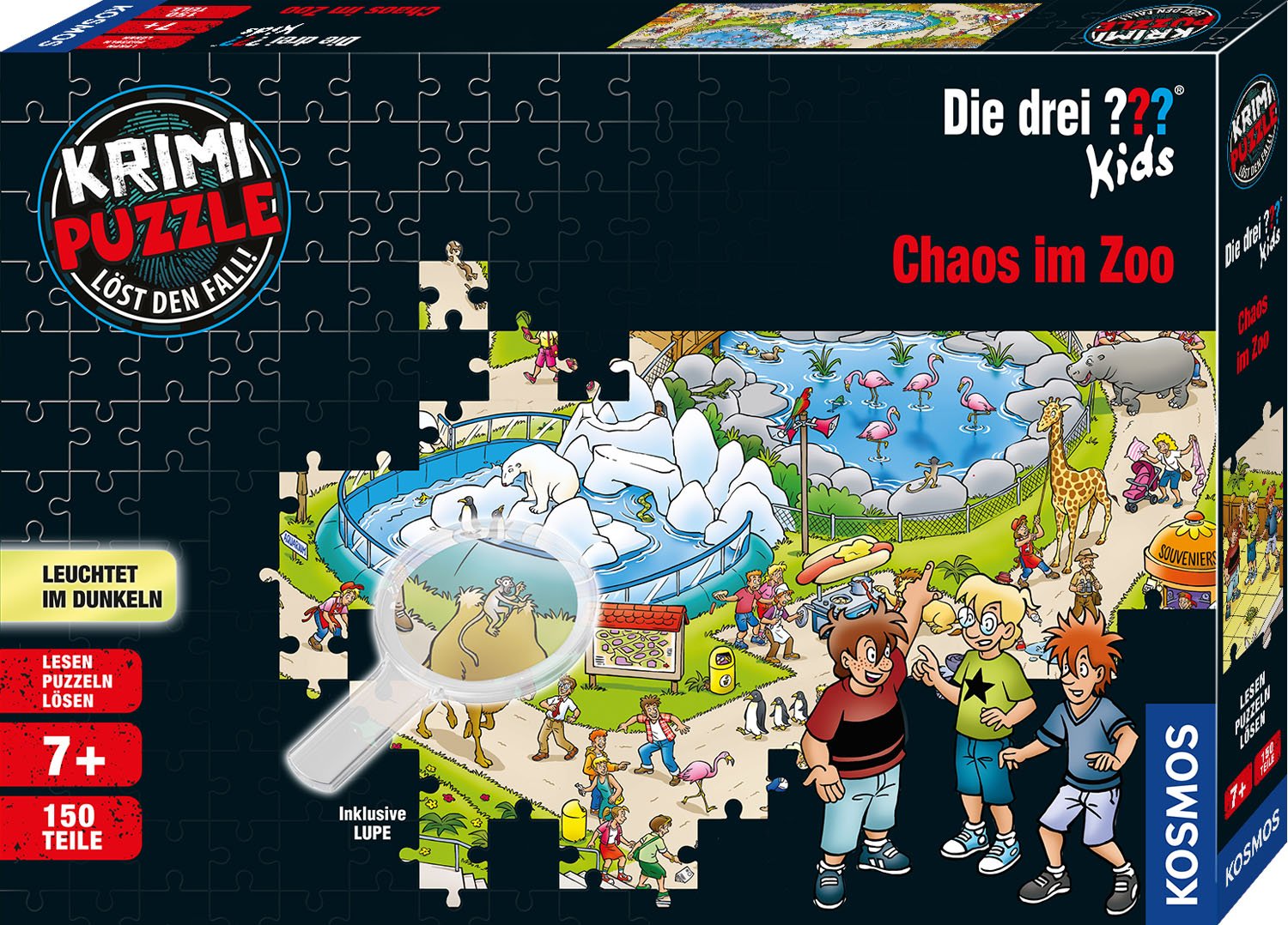 Krimi Puzzle: Die drei ??? Kids - Chaos im Zoo