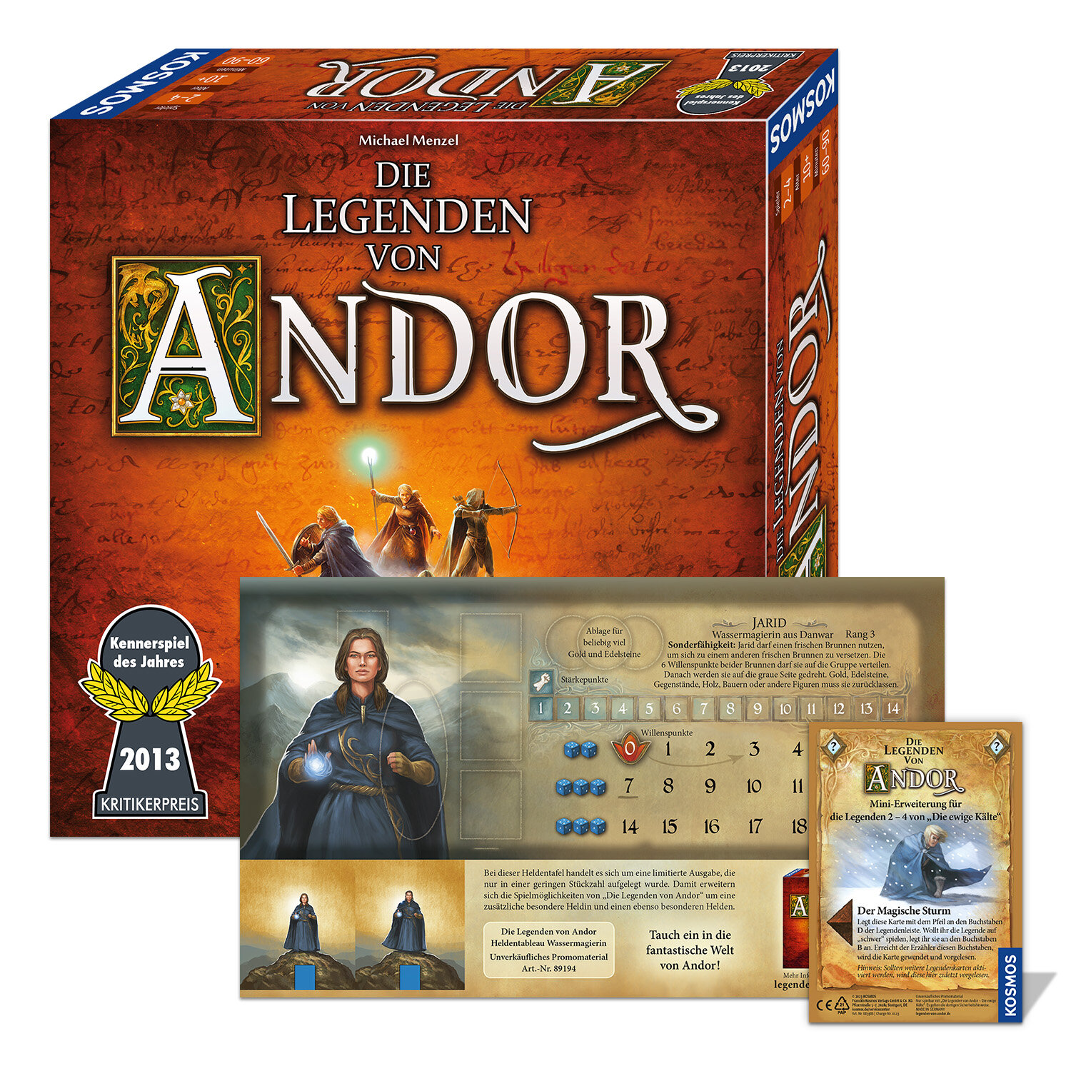 Die Legenden von Andor plus Heldentableau Bundle