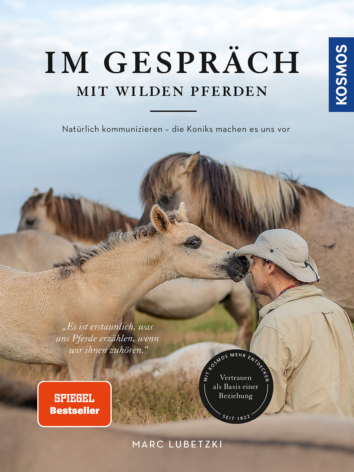 Buchcover: Im Gespräch mit wilden Pferden – Marc Lubetzki